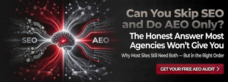 Can You Skip SEO and Do AEO Only?